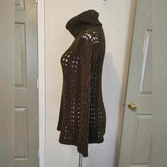 Sleeping on Snow Anthropologie Eldora Linen/Wool Blend Tunic Knit Sweater(XS) - Picture 5 of 7